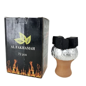 AL FAKHAMAH Coconut Shell Shisha Long Burning Time Charcoal Hookah Coal Accessories High-Level