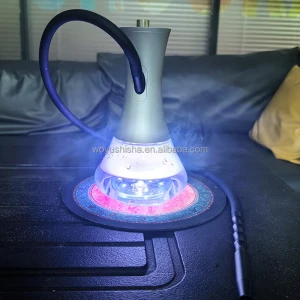 WY-E06 High Quality Acrylic Hookah With Led Light