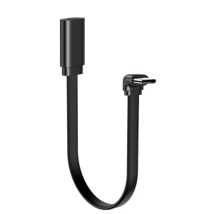 90 Degree Angled Type-C Male to Female Cable, Flat USB C Cable