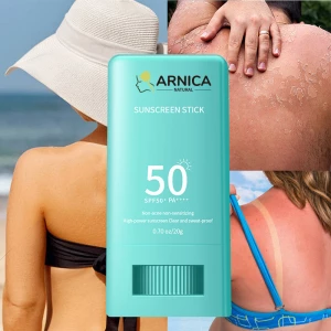 ArnicaNatural Sunscreen stick spf50+PA++++ transparent texture easy apply