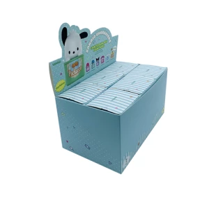 Color printed combined cardboard paper box for toys and snacks exhibition