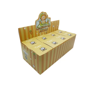 Color printed cardboard paper combined box for toys and snacks exhibition