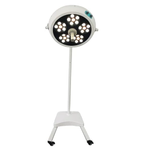 Five Hole Mobile Ot Lamp Surgical Operating Equipment LED Examination Movable Surgical Light