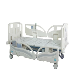 Revolutionize Patient Care with the Advanced 5-Function Electric ICU Bed – Unmatched Comfort and Safety