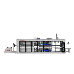 Máquina automática de formación de vacío de tres estaciones