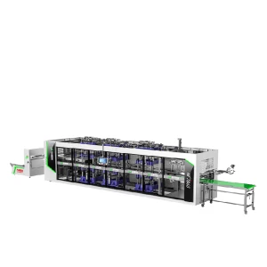 Machine de thermoformage entièrement automatique à quatre stations