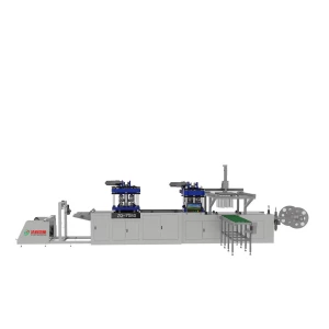 Full Automatic Three-station Air Pressure Thermoforming Machine