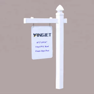 PVC Plastic Real Estate Sign Post