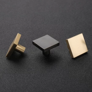 China new style black brass hardware furniture door kitchen knob cabinet handles