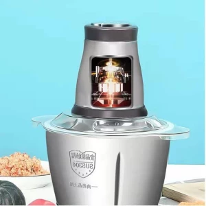 household kitchen blender stainless steel meat grinder electric portable screw mincer