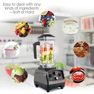 heavy duty blendte smoothie kitchen licuadora industrial commercial 2200w ice crusher vitamer soya bean blender