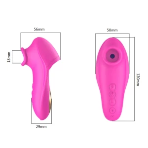 Rechargeable Clit Sucking Vibrator Massager Finger Vibrator Stimulator Toys for Women