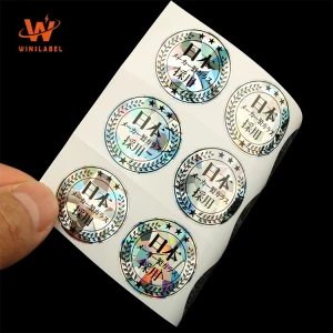 Personalized Design Custom Offset Printing Logo Matte Surface Promotional Adhesive Paper Stickers Roll for Hats