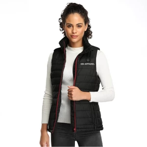 Winter 5V Warming Sleeveless USB Electric Battery Rechargeable Far Infrared Smart Self Heated Thermal Padded Vest for women