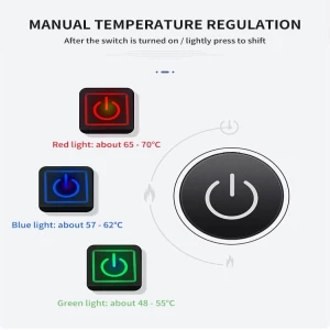 Custom Winter Rechargeable Battery Powered Bank Carbon Fiber Heating Heated Slippers