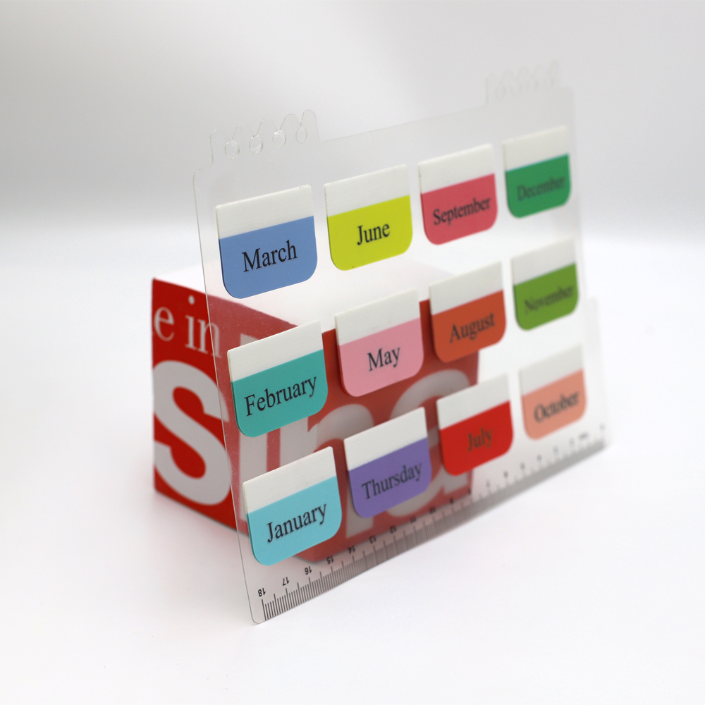 Customized Eco Friendly Plastic Individual creativity Sticky Note Colorful Transparent PET Sticky Notes