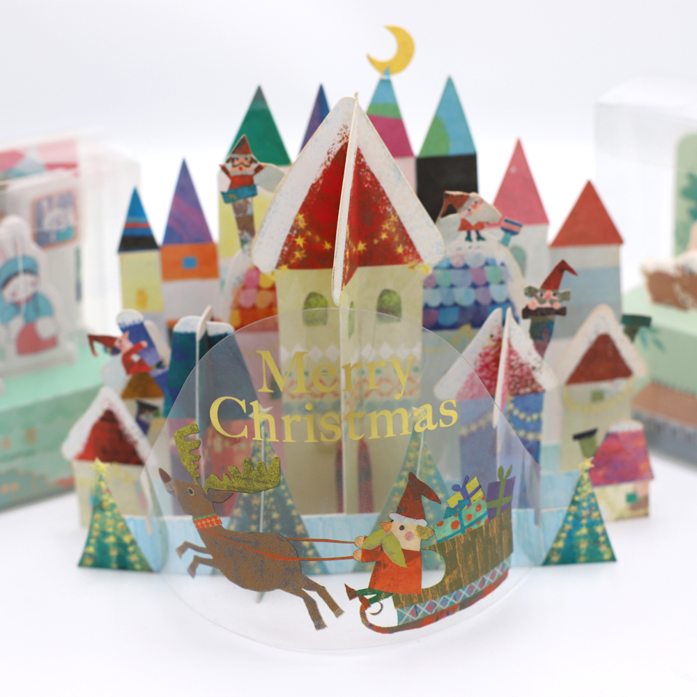 Custom 3D Model Memo Cube Boxed Memo Pads Gift ideas Paper Sculpture Christmas Paper Brick