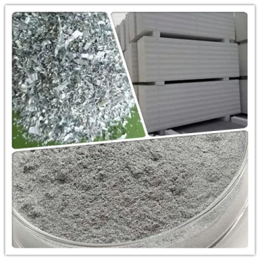 Aluminum powder for aerated concrete