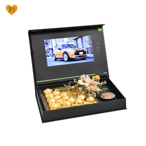 Custom lcd video gift box