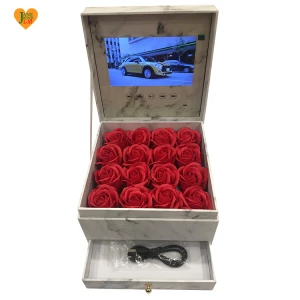 Marble Video Gift box with drawer