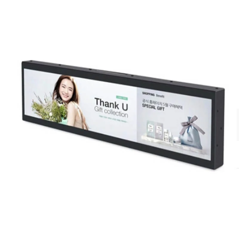 Stretched Bar Screen LCD advertising display screen Signage Stretched Bar LCD Display