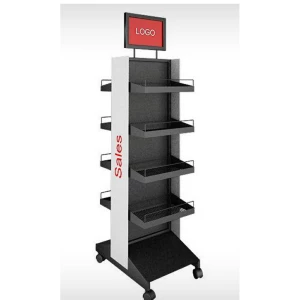 Retail Custom Metal Creative Special Displays Stands Pothook Metal Display Shelf Clothes Display Rack Metal