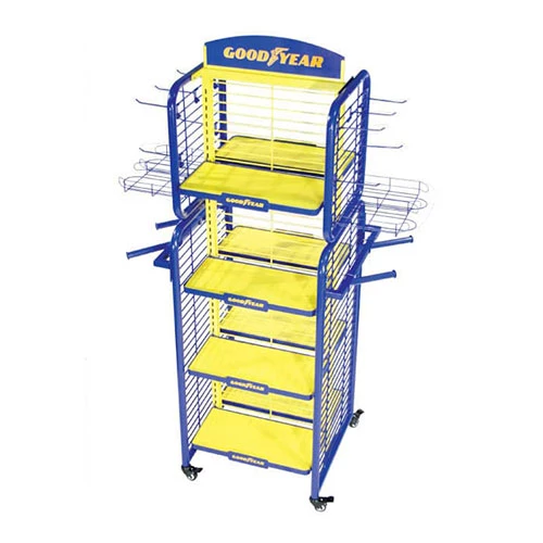 Supermarket metal wire shelves can be customized