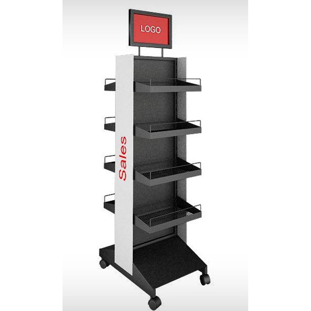 Retail Custom Metal Creative Special Displays Stands Pothook Metal Display Shelf Clothes Display Rack Metal