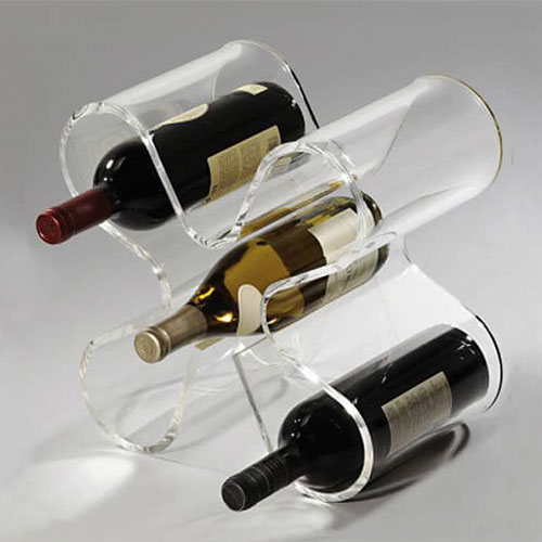 Custom Acrylic Stand  wine display stand rack