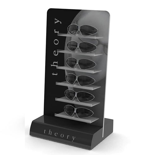 Acrylic glasses display stand countertop rack