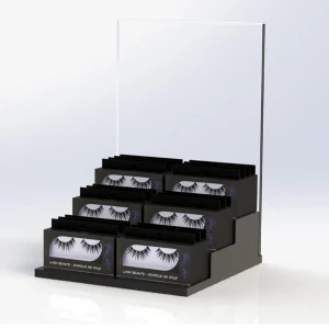 Hot Selling Competitive Price Custom Makeup Acrylic Cosmetic Eyelash Display Stand