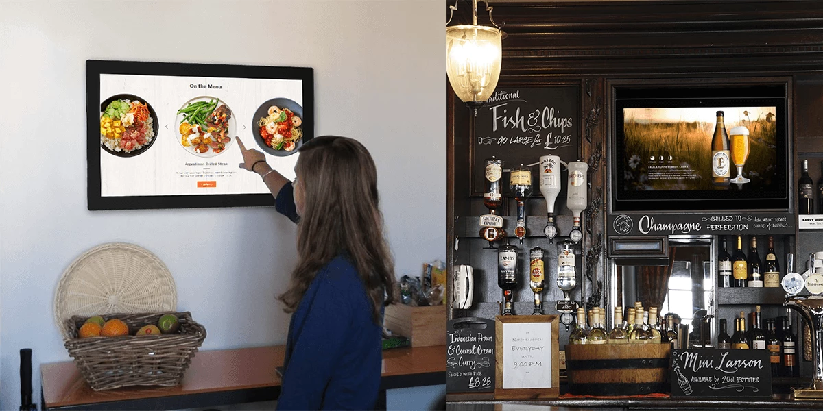 Digital Menu Boards for Restaurants, Cafés and Bars