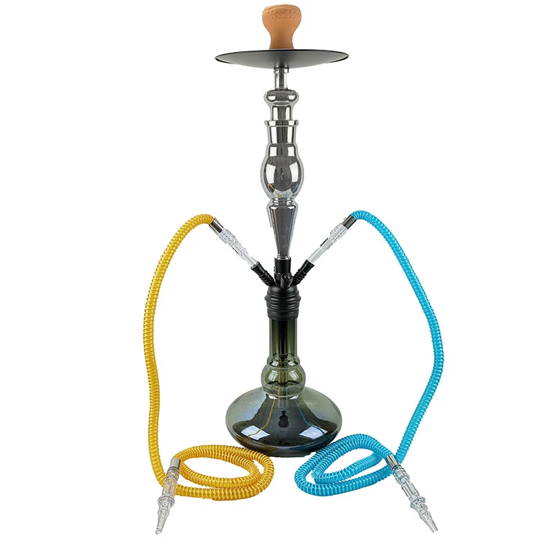 S214 tall hookah with two pipes