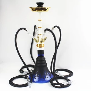 HS02 bamboo hookah 4 hoses