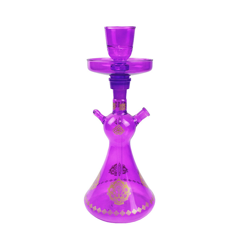 Glass01 purple hookah