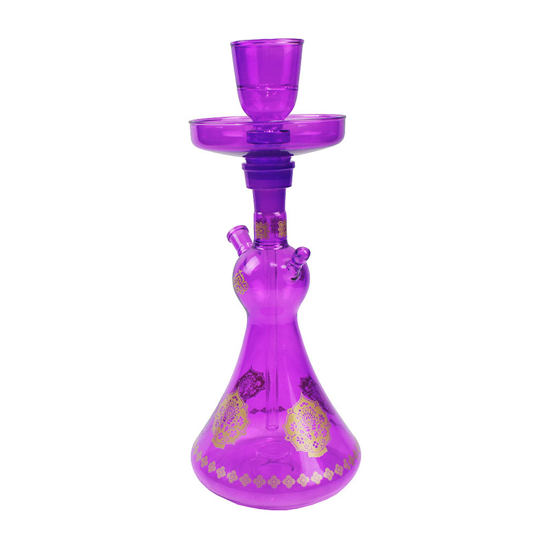 Glass01 purple hookah
