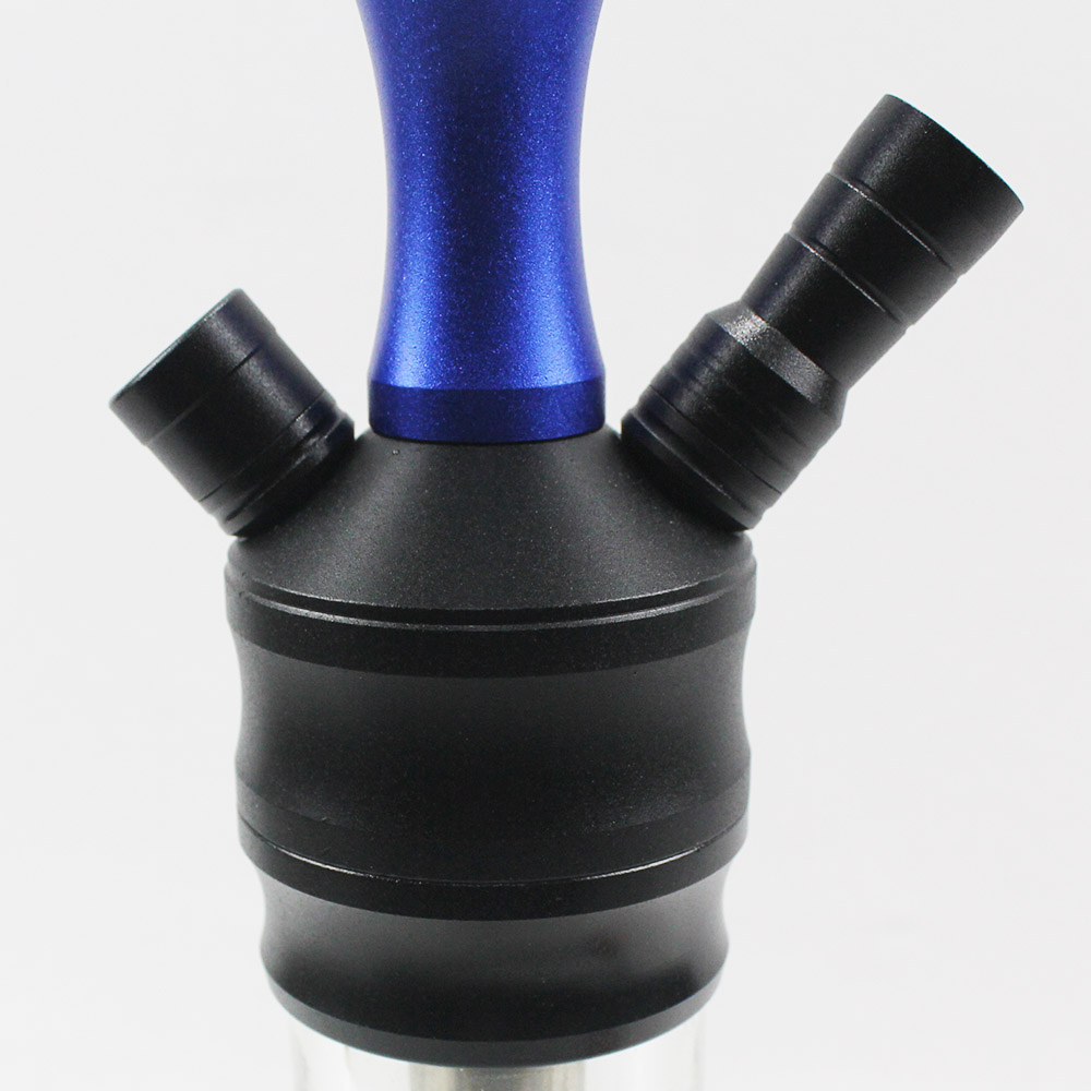 AL025 blue hookah with glass filter