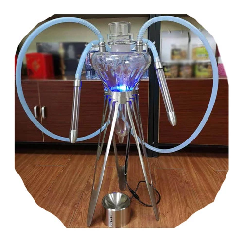 Medusa-A2 stainless steel stand deluxe glass hookah