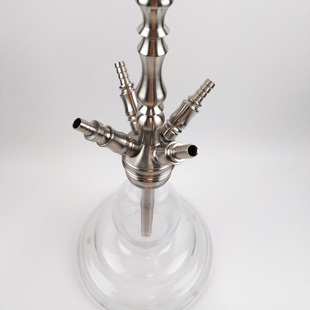 SS023 Heavy Stainless Gourd Glass Hookah