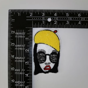 Fashion girl Towel show patch