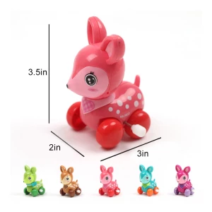 Di toy flip animal mechanical toy set 12 toys children’s gifts