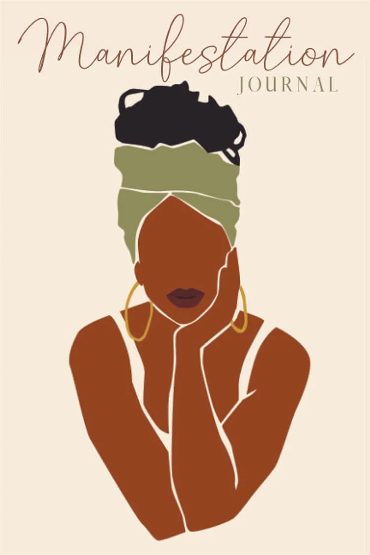 Customised Hardcover Self Care Mindfulness Motivation Journal for Black Girl Daily Gratitude Journal Planner Inspire Notebook