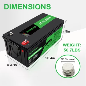 24V 100Ah Lifepo4 Battery