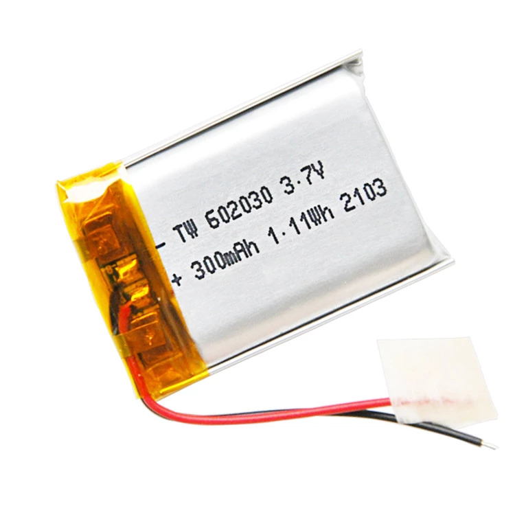 Taiwoo Lithium Ion Battery 602030 3.7V 300mah Lipo Battery Silver TW 1 Year,one Year CN;GUA