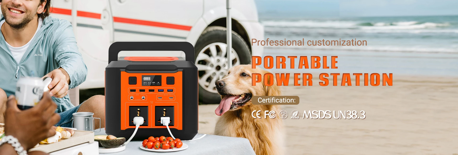 Pure Sine power station 1500w lifepo4 solar generator for camping