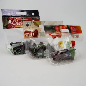 Custom Fruit and produce punched air permeable bags