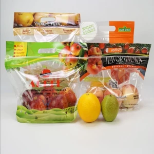 Custom Fruit and produce punched air permeable bags