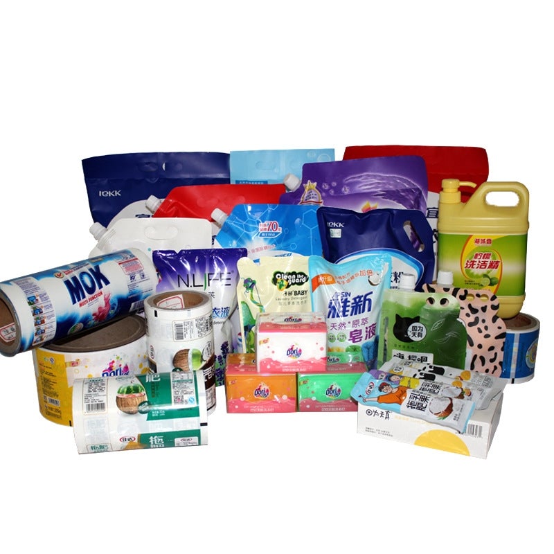 Custom order plastic  bags for laundry detergent liquid packing