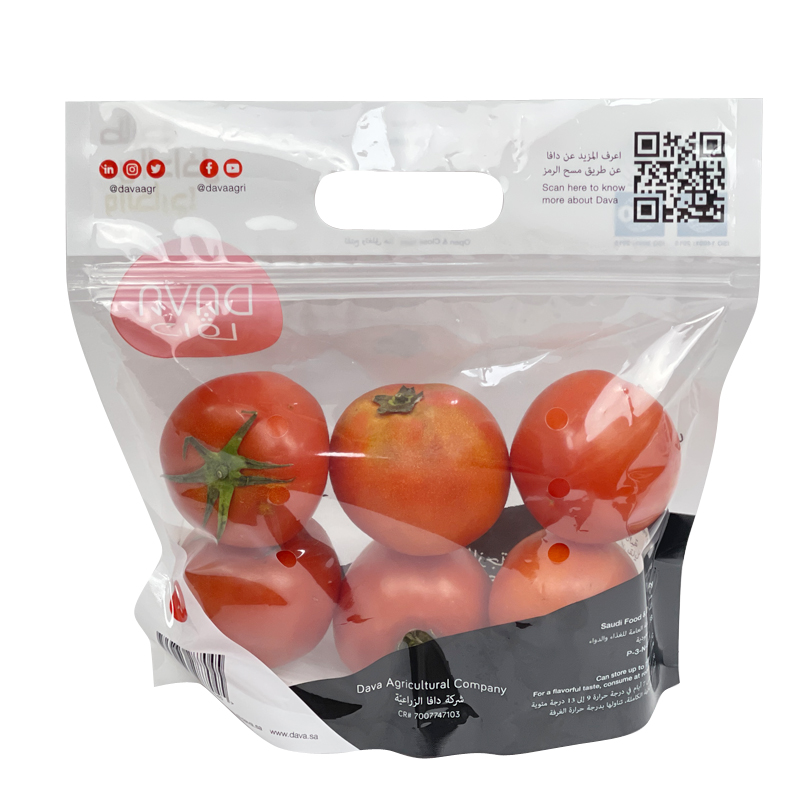 Easy-to-use Consumer Handle Pouches  Apples Cherries Fertilizer Potatoes Pet Products Snack Foods Manufacturing Flexibility Packaging Bag