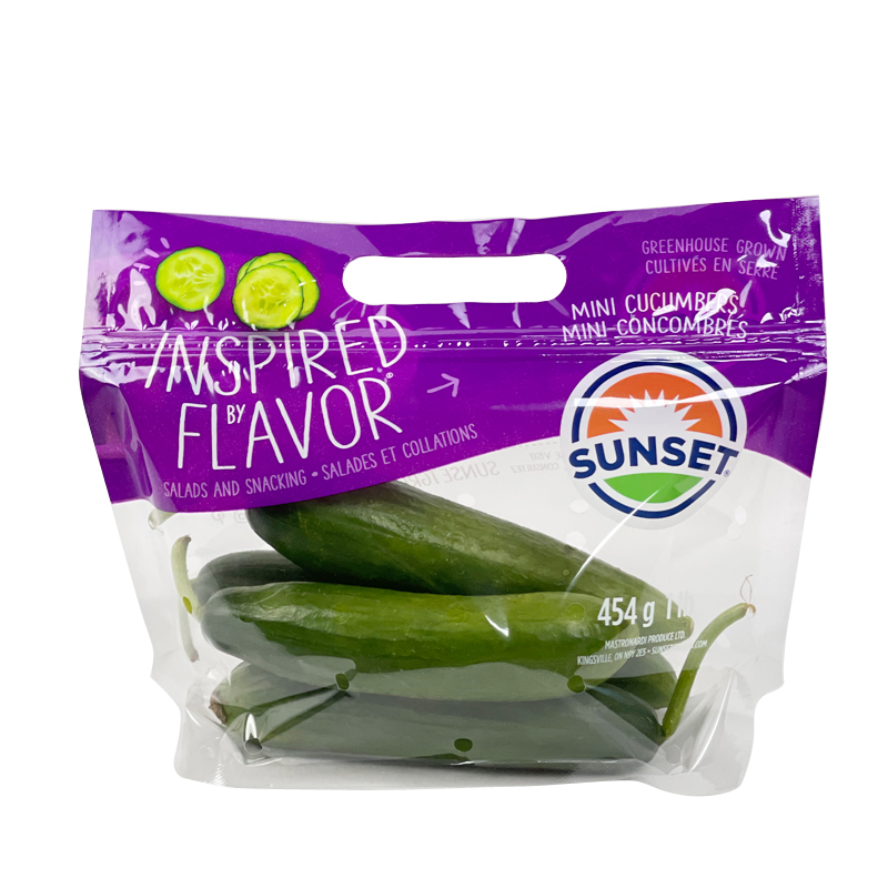 Fruit Vegetable Ziplock Packaging Bag With Air Hole